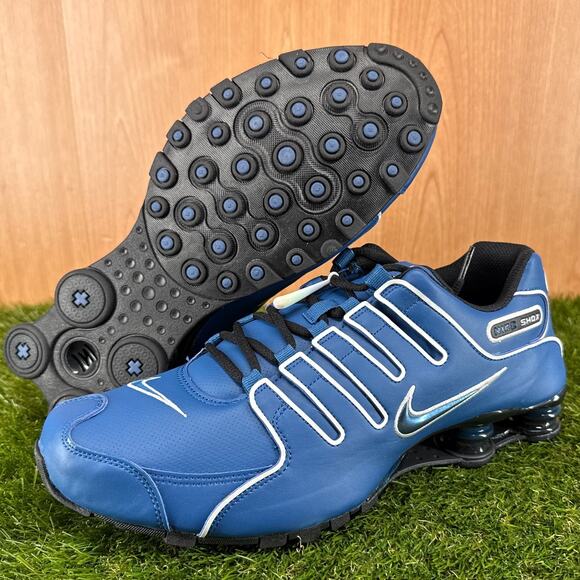 Nike Shox NZ Court Blue Running Sneakers IQ0572-402 Men\'s Size 12 main image 4